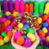 FLYSNK 200 Pack 3 Inch 6 Large Easter Eggs Bulk Include Surprise Golden Eggs, Bright Colors Fillable Plastic Easter Egg