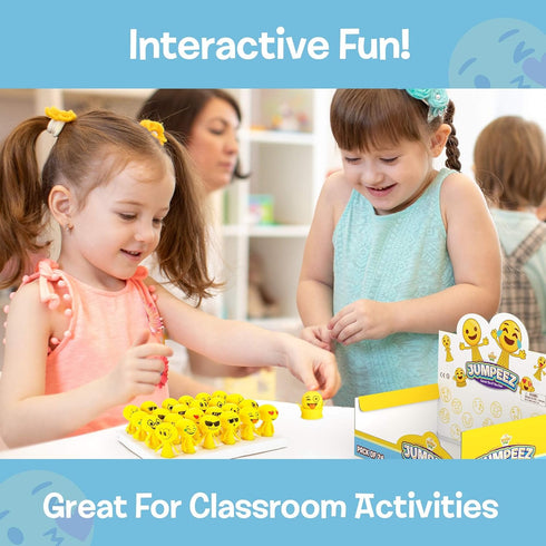 IPIDIPI TOYS Jumping Poppers - Pack of 24 Spring Launcher Toys for Kids, Fun Party Favors, Goodie Bag Stuffers