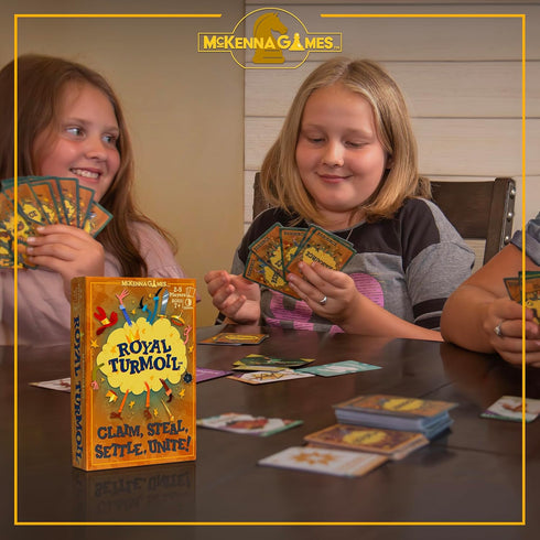 Royal Turmoil Wildly Fun Card Game for Kids 8-12, Family Game and Learning Game for Family Night