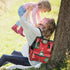 Hsnar Backpack Red Christmas Tree Waterproof Diaper Bag Large Capacity Baby Bag with Stroller Straps, Multi-Pocket