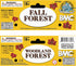 BMC CTS Fall Woodland Forest Trees - 8pc Plastic Diorama Accessories Playset