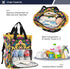 YANENDIE Backpack, Backpack Backpack Intricate Floral Pattern Diaper Bag Unisex Travel Baby Diaper Bags with Stroller