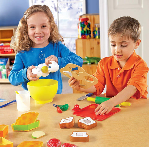 Set 31 3+, Learning Resources Pretend & Play Bakery - Pieces, Ages Toddlers Bakery Toys, Preschool Food Kitchen