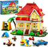 HOGOKIDS Girls House Building Set with LED Lights Girl Friends Family House