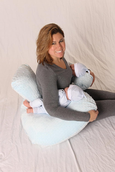 Replacement Cover for Twin Z Pillow in Blue - Soft & Removable