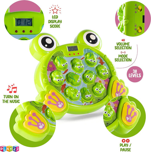 Play22 2 3 4 5 2-4, Toys for Year Old - Toddler Toys Age Whack A Frog Game, Baby Toy Gifts for Early Developmental