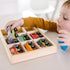 Melissa & Doug Wooden Magnetic Train Cars - 8 Piece Educational Skill-Building Toy for Boys and Girls