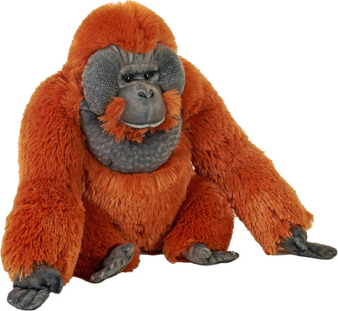 Wild Republic Artist Collection Eco Orangutan Male, Stuffed Animal, 15 Inches, Plush