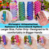 ZyCooom Little Ouchies Spiky Pain Stim Stress-Relief Keychain, Bigger Pointed Sensory Pocket Toy Adults for Stress