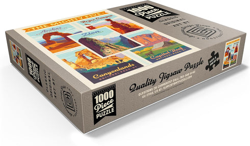 MyPuzzle The Mighty Five: Utah National Parks - Premium 1000 Piece Jigsaw Puzzle for Adults