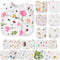 Zainpe 20Pcs Snap Muslin Cotton Baby Bibs Soft Absorbent Adjustable Burp Cloths