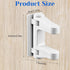 XLIUAX 2 Pack Child Proof Door Lock, Door Handle Baby Proof Doors Locks for Kids Safety Child Doors Knob Covers Lever