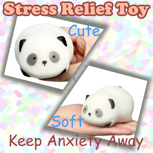 ZTATU (1PCS) Squishy Panda Stress Balls for Kids Squishy Fidget Toys Stress Ball, Autism Sensory Toys Squishy Dough