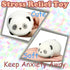 ZTATU (1PCS) Squishy Panda Stress Balls for Kids Squishy Fidget Toys Stress Ball, Autism Sensory Toys Squishy Dough