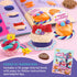 Drama Planet Craft Kits for Kids, Make Your Own Mini Desserts with Air Dry Clay, Create & Display Clay Creations, Art