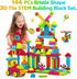 144 3D 3-8 Contixo pcs Bristle Shape STEM Building Toys, Construction Learning Stacking Educational Block, Creativity