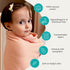 Snugek Set 100% Set Baby Muslin Swaddle Blanket & Muslin Lovey Soft Breathable Cotton Muslin Security Blanket Lovies