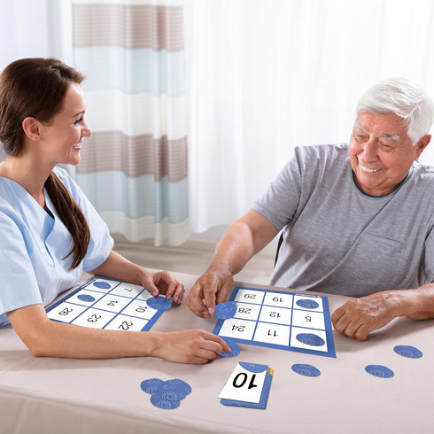 Keeping Busy Bingo Dementia Activities for Seniors | Cards, Chips & 6 Board Set for Elderly Games