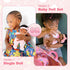 OUOZZZ 10" 1 Black Baby Doll - Year Old Girl Birthday Gifts First African American Baby Dolls for Toddler Girl Toys