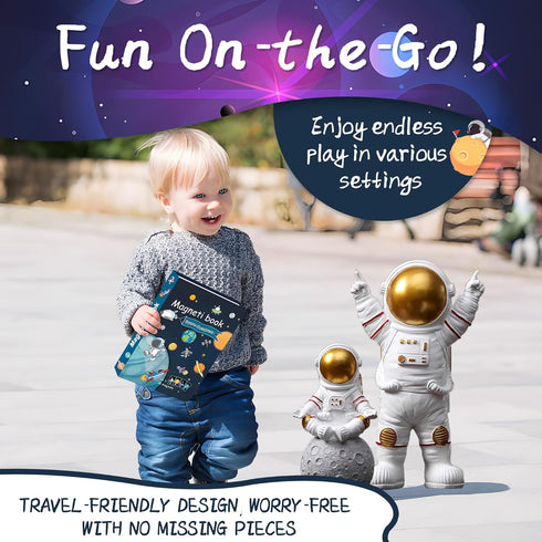3-5 38 16 3+ Space Magnetic Travel Game Montessori STEM Quiet Toys for Toddlers with Magnets & Activity Cards