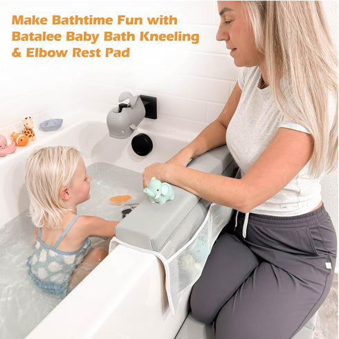 Elbow Set, (22 Inch 13 Inch) 4 Premium Bath Kneeler, Baby Bath Kneeler and Rest Pad Kneeling Pad for Bathing Baby, Knee
