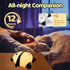 3 Dimmable Rechargeable Cute Panda Night Light, Level Nursery Nightlight with Timer, Silicone Light Cute Animal Night
