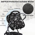Winter Car Seat Cover Baby, GFU Warm Carseat Cover for Babies, Universal Infant Car Seat Canopy Waterproof, Cold
