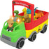 5 Kiddieland Dinosaur Safari Truck with Lights Sounds and Roaring Dinos Free-Wheeling Pretend Play Vehicle