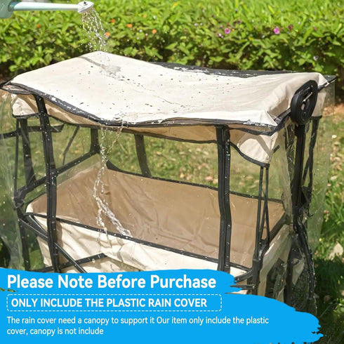 SYWAN Wagon Cover for Rain, Universal Rain Cover Water Proof Wind Cover Stroller Baby Trend Quad Radio Flyer Wagon Rain