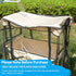 SYWAN Wagon Cover for Rain, Universal Rain Cover Water Proof Wind Cover Stroller Baby Trend Quad Radio Flyer Wagon Rain