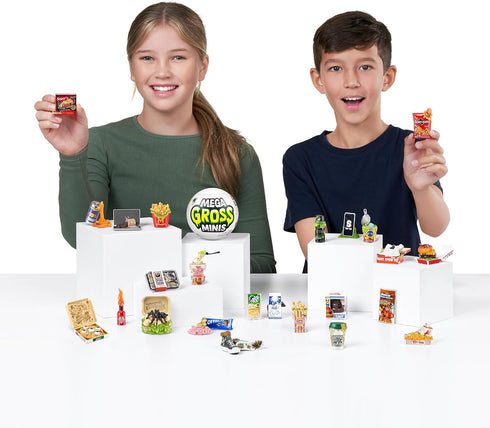 5 Surprise Mega Gross Minis by ZURU Boys Mystery Collectible Minis Brands Parody, Toys for Boys and Girls 3+