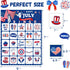 4th of July Games for Kids 4th of July Bingo Cards Red White and Blue Bingo with 24PCS 4th of July Players Cards Patriotic Games for Adults Children Activities Supplies Favors Decorations