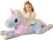 EARTHSOUND Giant Unicorn Plush Toy, Jumbo 43" Winged Unicorn, Cute Huge Fluffy Fat Plushie, Gifts for Kid