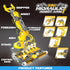 3 1 220 4-Jaw 8-12 9 10 11 SMIESSKIDDO in Hydraulic Robot Arm - Pcs STEM Building Toys with Grab, Suction & Tongs