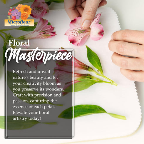 Microfleur Regular Microwave Flower Press Refill Pack, 5" (13 cm), Creative Pressing Accessory