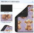 Vdsrup 2 Pack Seat Belt Covers Daisy Crowns Baby Highland Cows Car Seat Strap Covers Super Soft Car Seat Neck Cover