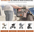 WUUTER Stroller Organizer with Cup Holder Detachable Wristlet Large Capacity Baby Stroller Bag for Mom, Fits Uppababy
