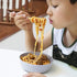 Bamboo Dinnerware Bowls for Kids, Set of 4 Eco Friendly Toddler Bowls :: Non Toxic & Kid Safe Dishes for Cereal & Soup :: Mix and Match :: Great Gift for Baby Shower & Birthday by Goobie Baby