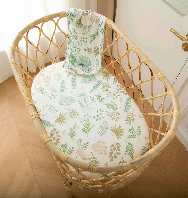 Girls,32 16 4", 2 Pack, SDY Jersey Bassinet Sheets for Baby Boys and "x "x Green Standard Oval/Retangle Bassinet