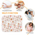 3Layers 24''x30'' Diaper Changing Pads for Baby, Flower Change Mat, Waterproof Change Pad Foldable Absorbent Mats