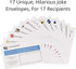 17 Prank Envelopes - Funny Pranks for Adults, Practical Jokes by Mail, Birthday & Holiday Card Envelopes