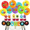 Cartoon Monster Theme First Birthday Party Decorations - Banner, Balloons, Cupcake Toppers for Boys Bday