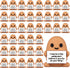 Gejoy 50 Pcs Mini Rubber Potato Toys Positive Gifts Potato Figures Decorations and
