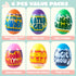 6pcs JOYIN Prefilled Easter Eggs with Toys, Plastic Eggs with Science Experiment, Basket Stuffers for Boys & Girls