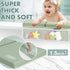 Elbow Set 1.5'' beiens Bath Kneeler and Rest Pad - Comfortable Thick Baby Bath Kneeler Pads, Quick Dry Soft Kneeling