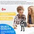 Knight Action Figures, Medieval Action Figures,Knight Armor Action Figure,Multi-Jointed Movable Robot Mannequin (Black)