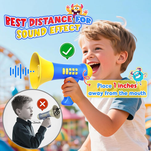 Windidi 3,4,5,7,8,9 Rechargeable Voice Changer for Kid, Mini Megaphone,Toys for Years Old Boy Girl Birthday Gifts