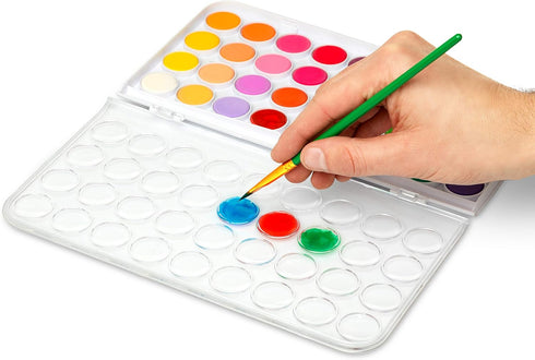 Norberg & Linden Watercolor Paint Set - 36 Premium Paints, 12 Page Pad, 6 Brushes, Palette, Art Supplies