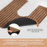 HBGOTL Commode Washable(4 Pack,Brown) Round Potty Training Mats for Boys, Toilet Training Mats, Potty Training Toilet