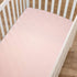 American Baby Company Supreme 100% Natural Cotton Fitted Crib Sheet - 52" x 28", Blush, Hypoallergenic Jersey Comfort